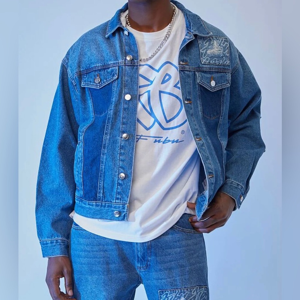 NWT Forever 21 FUBU Denim Jacket